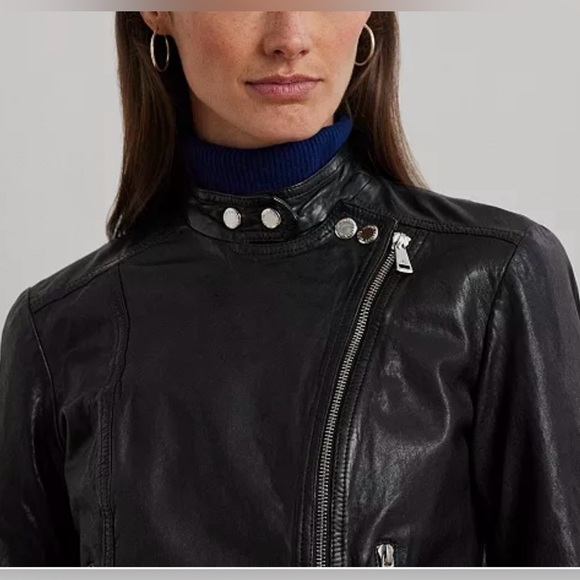 WOMAN’S MOTO LEATHER JACKET - Picture 3 of 3